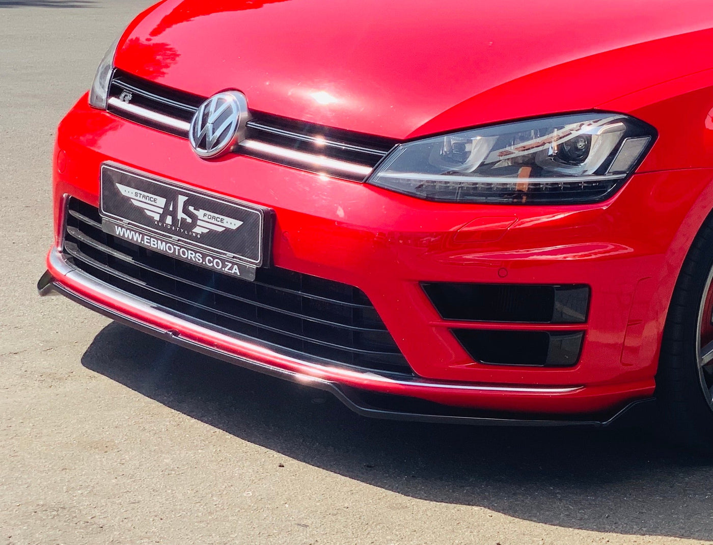 VW GOLF 7 1pce FRONT SPOILER