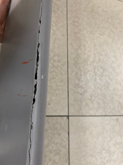 Mk6 gti osir fibre glass roof spoiler ( SHOP SOILED ) cracked but repairable