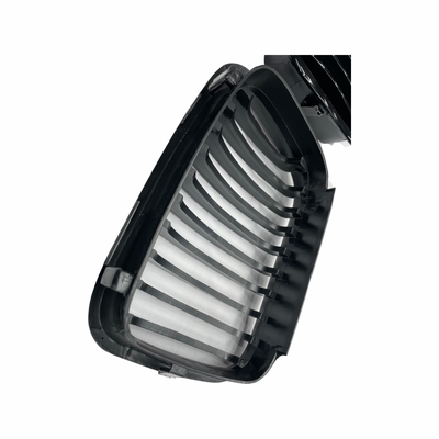BMW E46 PRE FACELIFT DOUBLE  SLAT GLOSS BLACK GRILLS 4DOOR