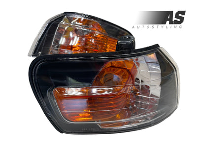 Toyota corolla rsi 95-98 blk/chrome orange corner lamps sold in pair