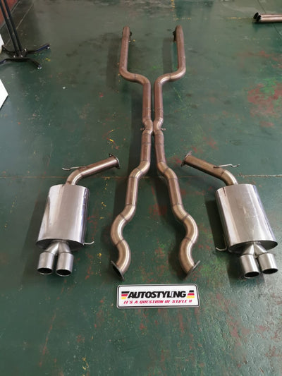 BMW F10 M5 STRAIGHT PIPE EXHAUST SYSTEM