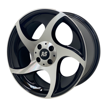 17” AS- SLR 4/100 BLACK WITH SILVER FACE