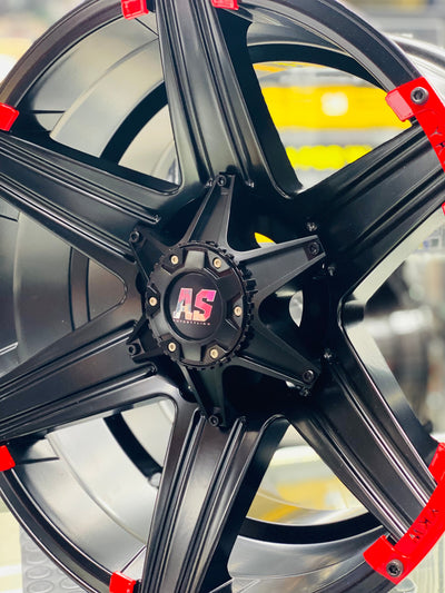 17” AS6086BM/R 5x150 Toyota Land cruiser  rims