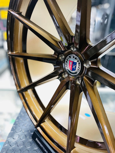 20” AS-5010 9/10j 5x120 PCD Bronze wheels