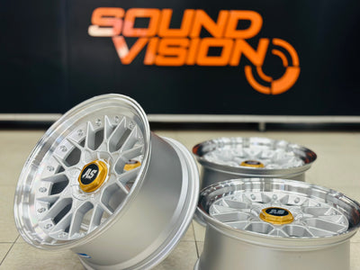 17” AS BBS 506 4/100 & 5/100 silver wheels