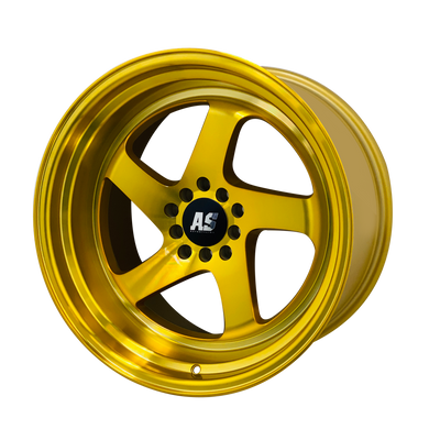 18” AS- F1R 5/100 5/114 GOLD