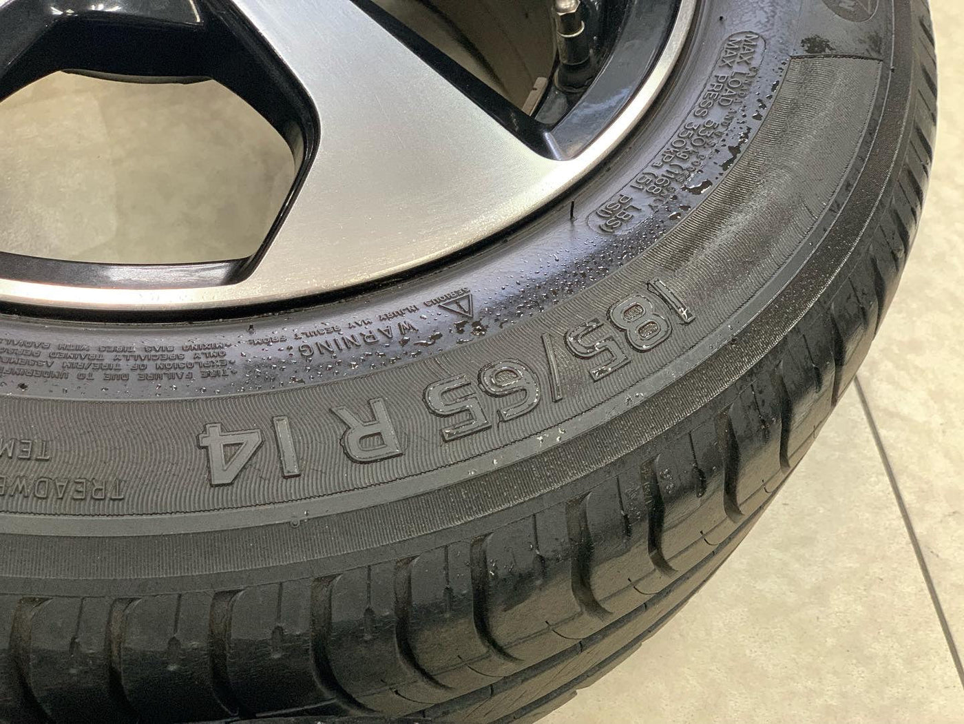 14” POLO 5/100 pre owned mags & tyres