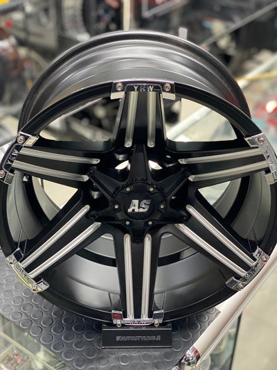 17” AS6086BM 5x150 Toyota Land cruiser  rims