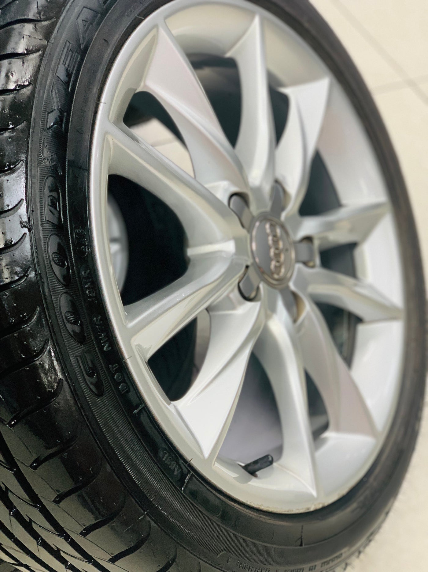 17” OEM AUDI 5/112 pre owned mags & tyres