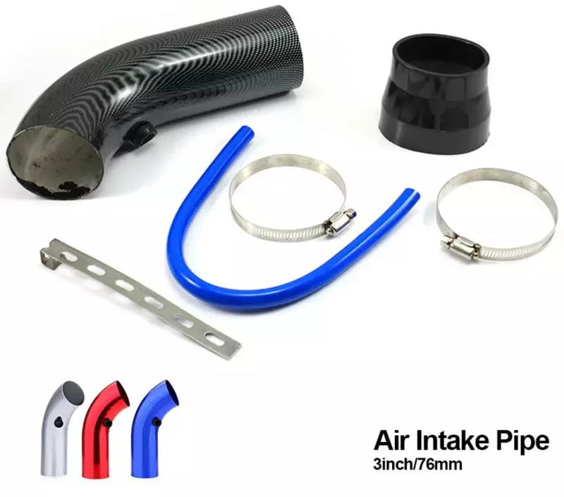 Universal carbon intake pipe 76MM