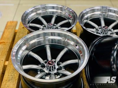 15” AS-WATA 9/10.5J 4/100 4/114 GUNMETAL