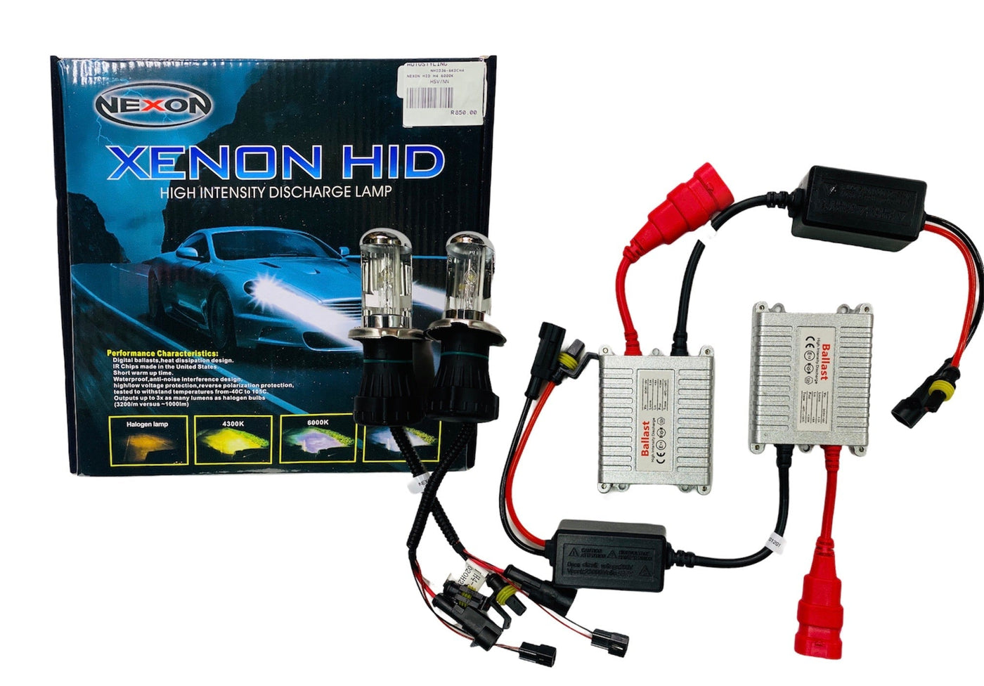 XENON HID KIT DC 8000K H4