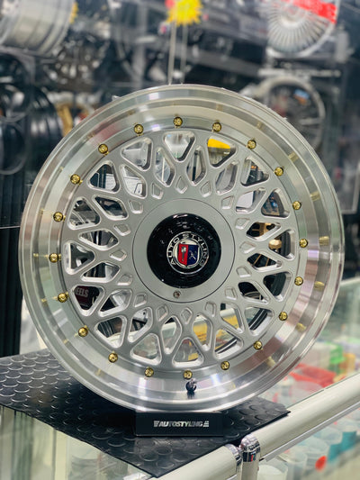 17” AS-PMESH SILVER WHEELS