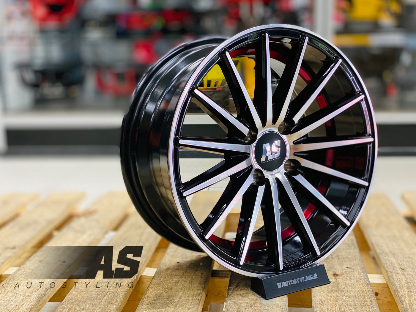 15” AS-VSN 4/100 BLACK MACHINE FACE