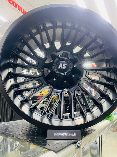 22" AS-FORGED RIMS for Ford F-150 & ranger 6/139 & 6/135 Matt BLACK