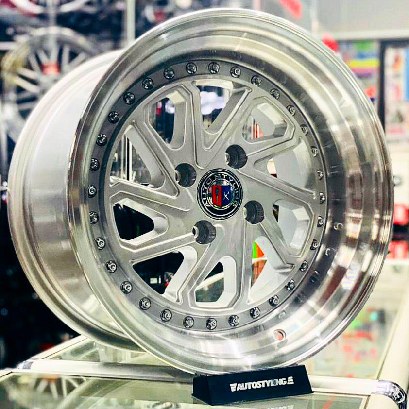 15” AS-3049 4x100 SILVER