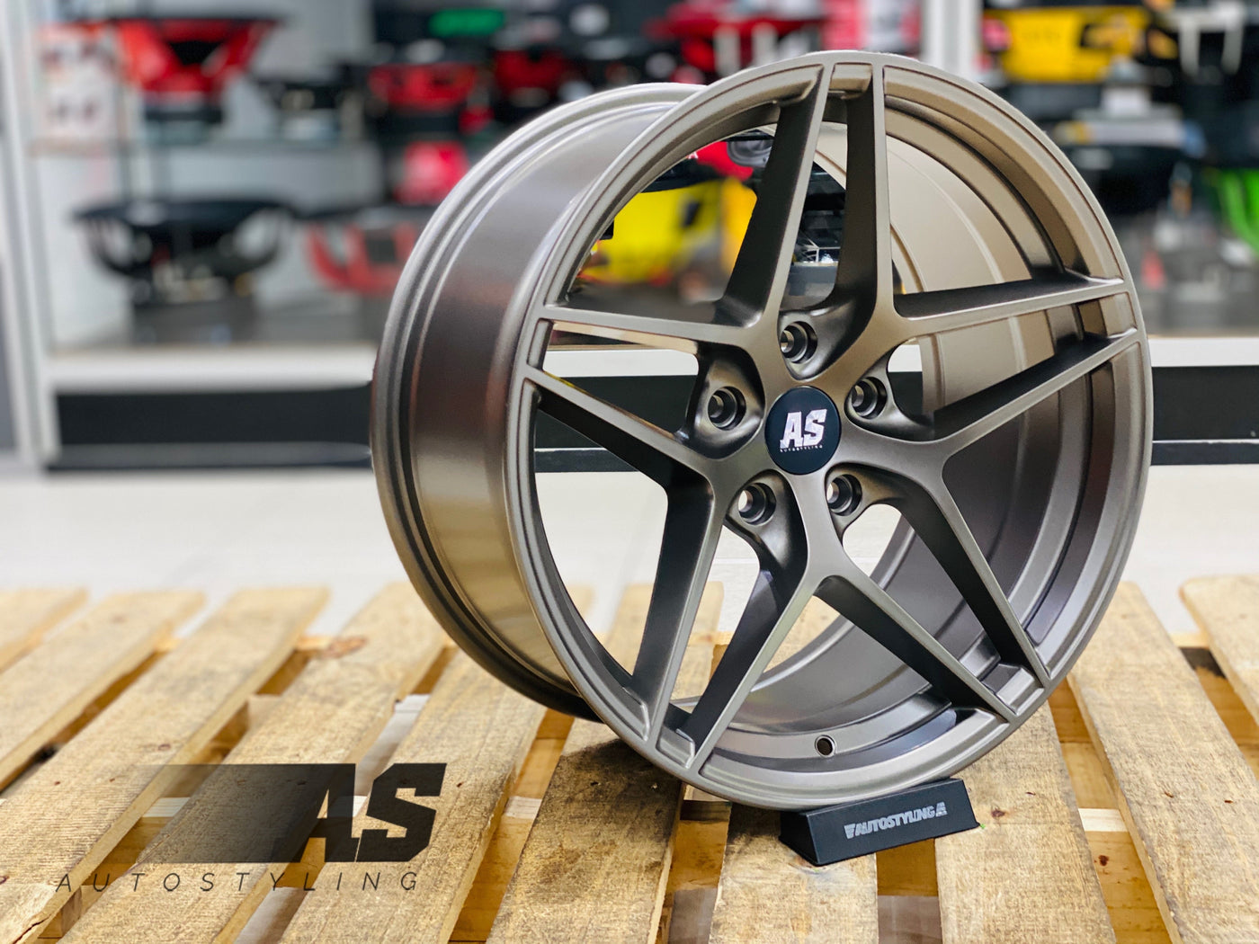 18” AS- MADRID 5/120 SATIN GUNMETAL