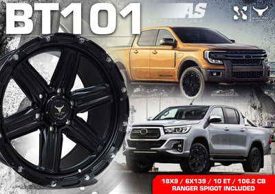 18” AS-101 BAKKIE 6/139 bakkie wheels