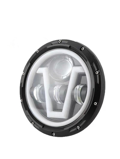 JEEP STYLE 7 INCH V HALO HEADLIGHTS