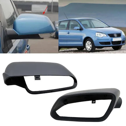 VW polo 9n gloss black Mirror Covers