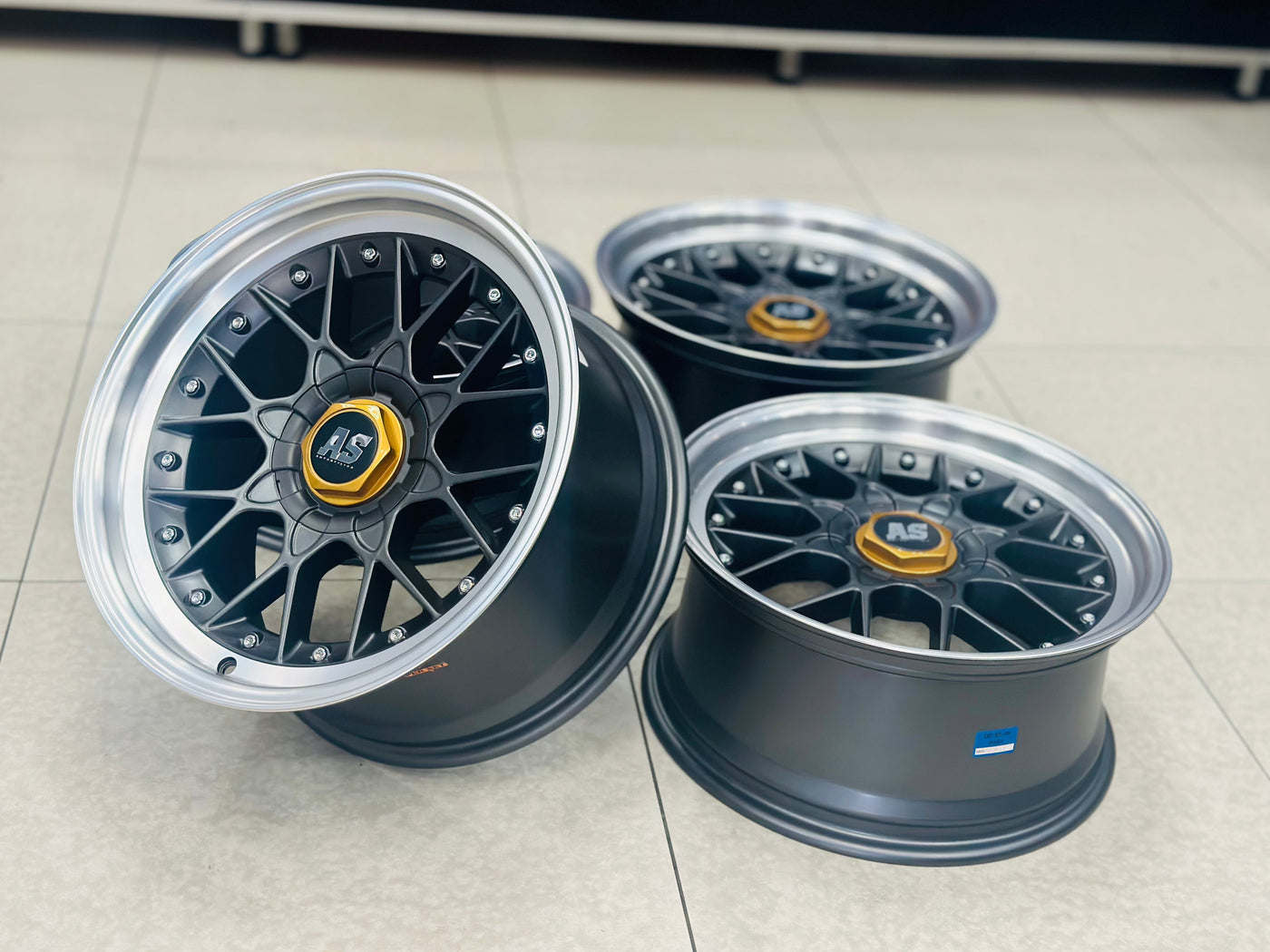 17” AS BBS 506 4/100 & 5/100 matt grey wheels