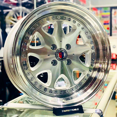 17” AS-BRABUS 4x100 SILVER