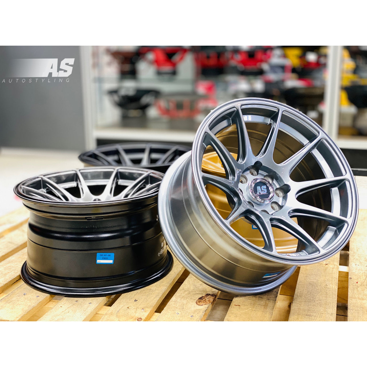 15” AS-XXR 4/100 4/114 GUNMETAL