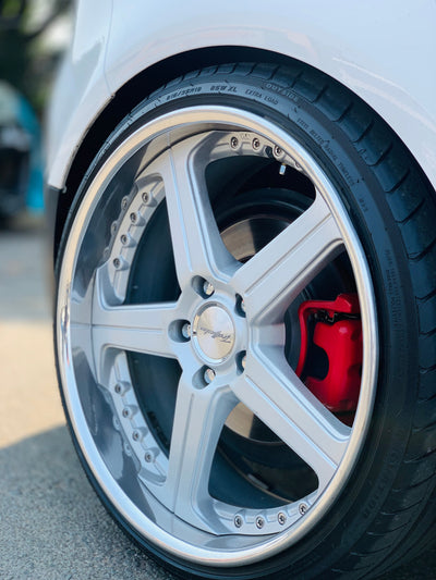 19” traffic star split wheel combo