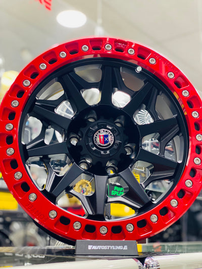 18” AS- F2005 RED FLOWFORGED BAKKIE RIMS 6/139