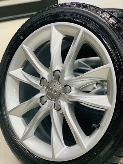 17” OEM AUDI 5/112 pre owned mags & tyres