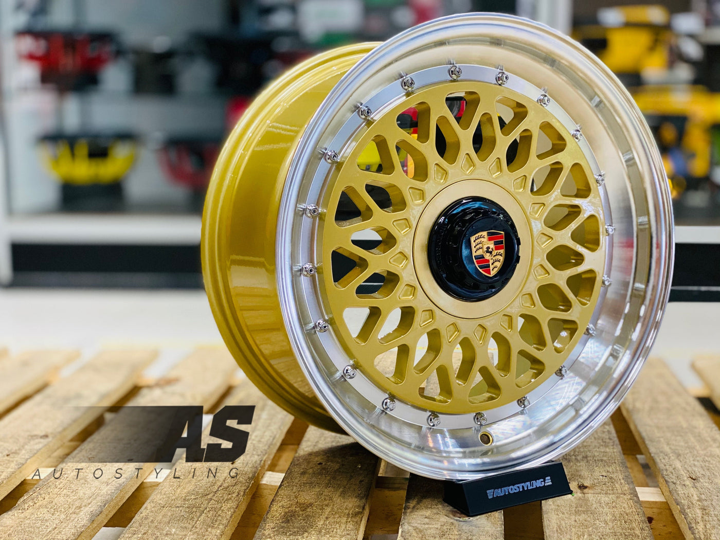 17'' AS-P/MESH 4/100 4/108 GOLD