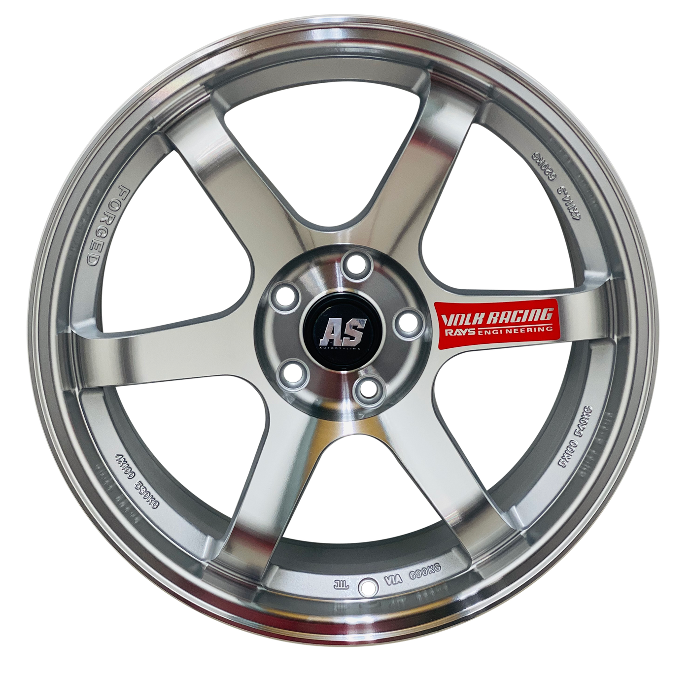 18” AS- TE37 5/112 SILVER