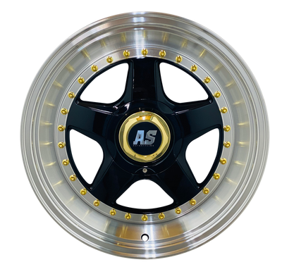 17” AS- RF 4/100 4/114 BLACK