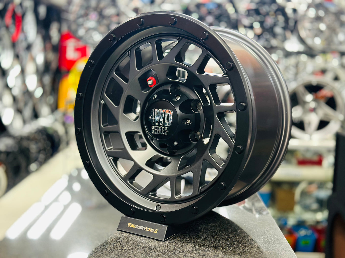 17” AS- F260246 6/139 GREY  4x4 wheels