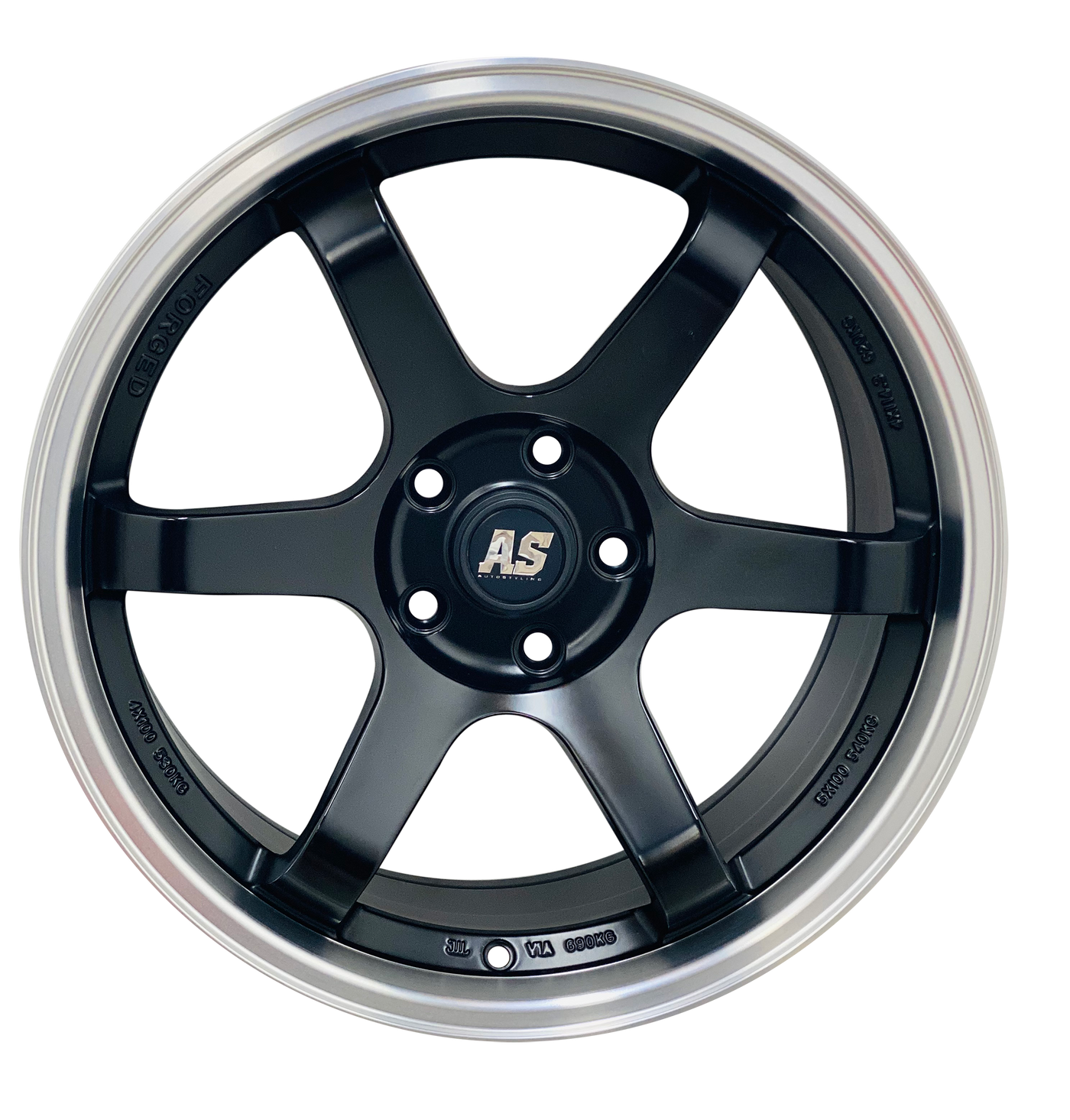 18” AS- TE37 5/112 BLACK