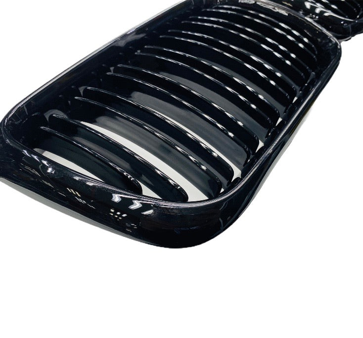 BMW E36 DOUBLE  SLAT GLOSS BLACK GRILLS