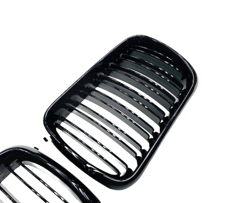 BMW E36 DOUBLE  SLAT GLOSS BLACK GRILLS