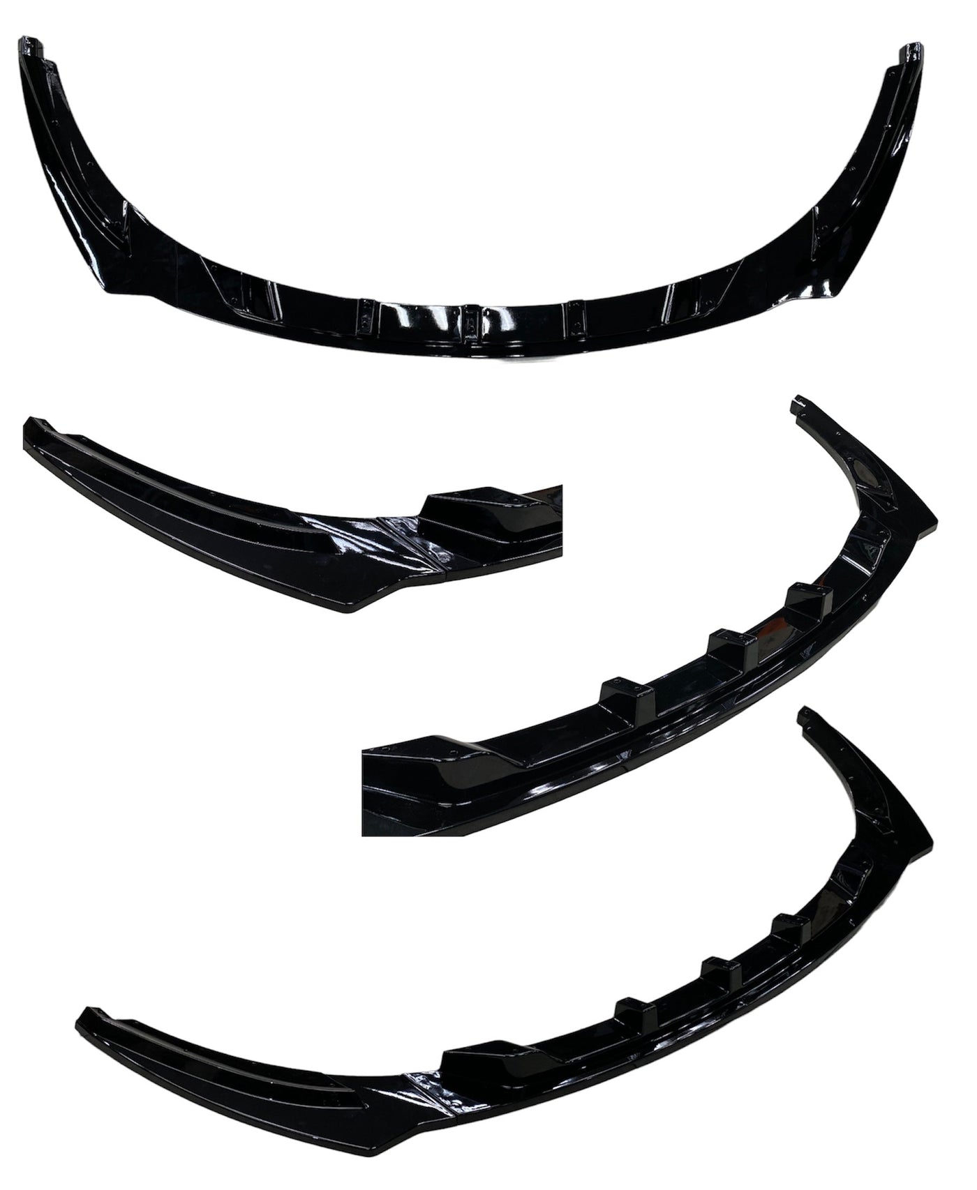 Mk 5 3pce front spoiler gloss black