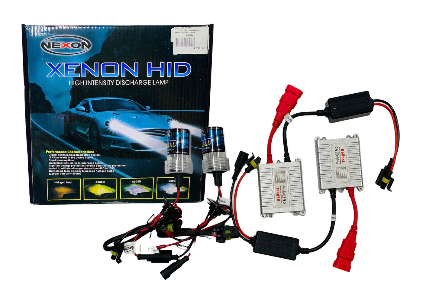 XENON HID KIT DC 6000K H7