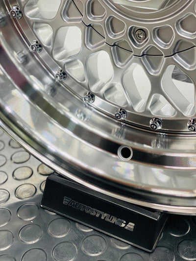 16” AS-MESH 8/9j 4/100 4/108 SILVER