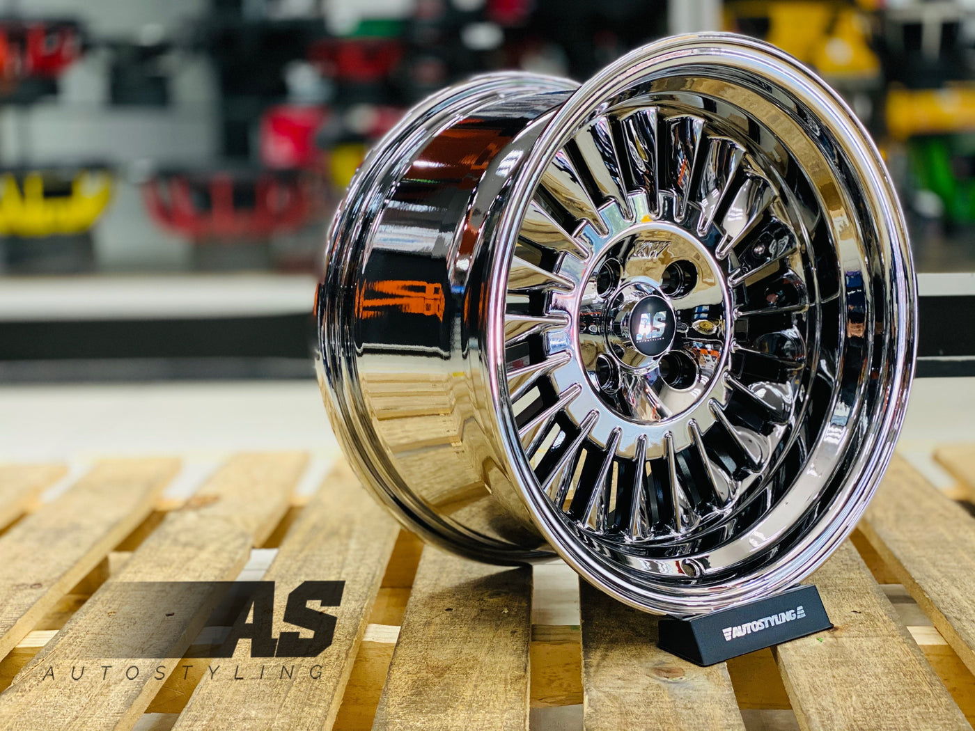 15” AS-PIRI 4/100 BLACK CHROME