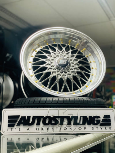 17" AS-008 4/100 & 4/108  GUNMETAL WHEELS