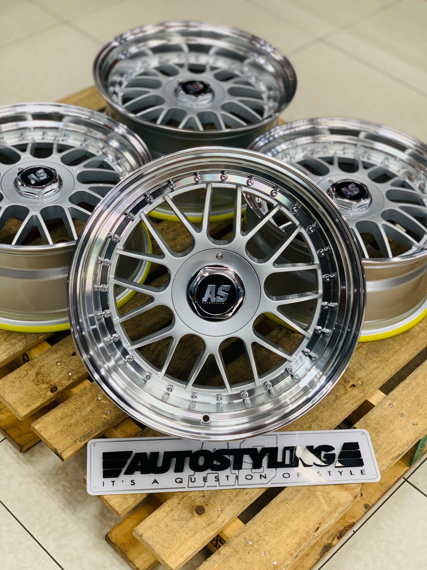 17” AS RF 4/100 & 5/100 SILVER wheels