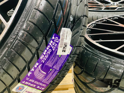 20” AS-AV46 5/112 MB + 225/30/20 ACHILLES BY YOKOHAMA COMBO