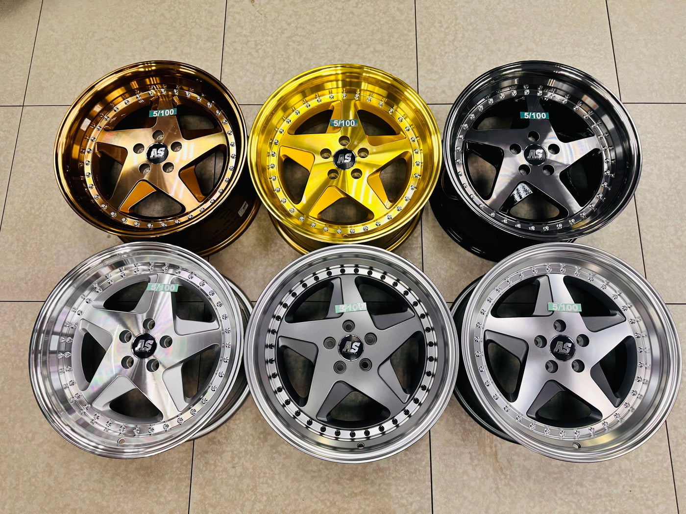 17” AS - RARI 348 4x100 & 5x100 wheels