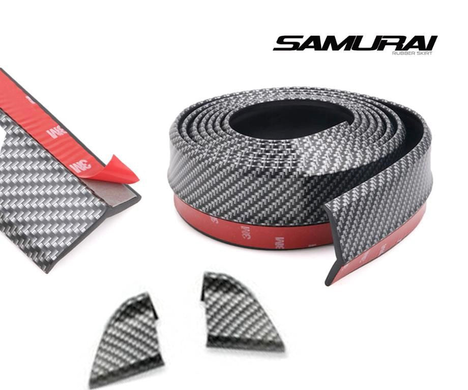 UNIVERSAL SAMURAI  RUBBER BOOT SPOILER CARBON