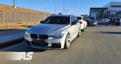 BMW F30 3D 4pce PLASTIC FRONT SPOILE