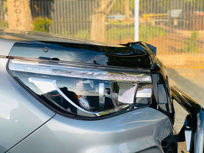 HILUX REVO GRAVEL GUARD BONNET PROTECTOR GLOSS BLACK