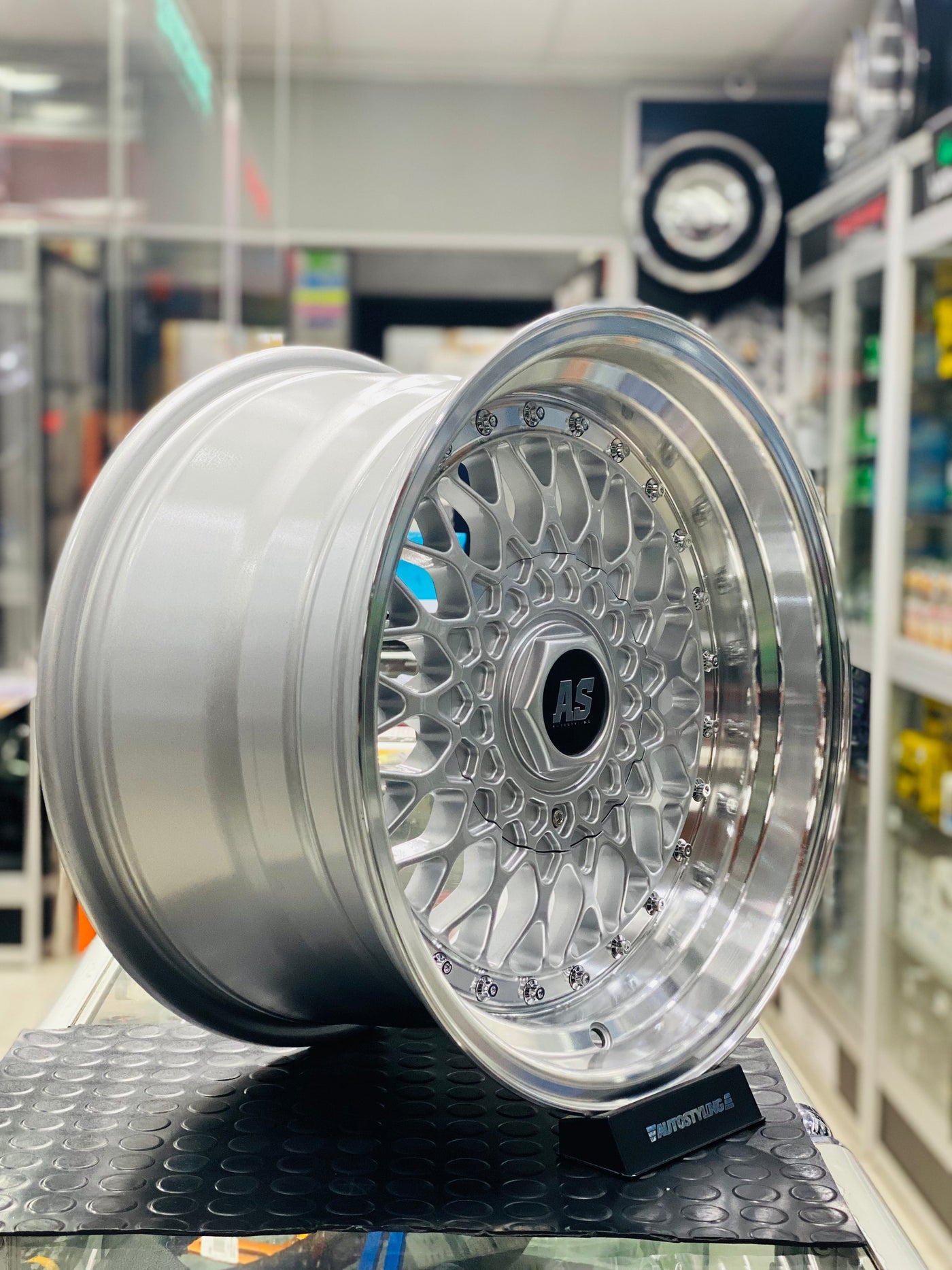 16” AS-MESH 8/9j 4/100 4/108 SILVER