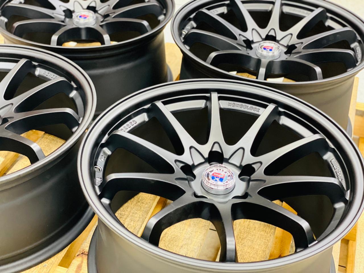 18” AS- CE28  5/114 MATT BLACK